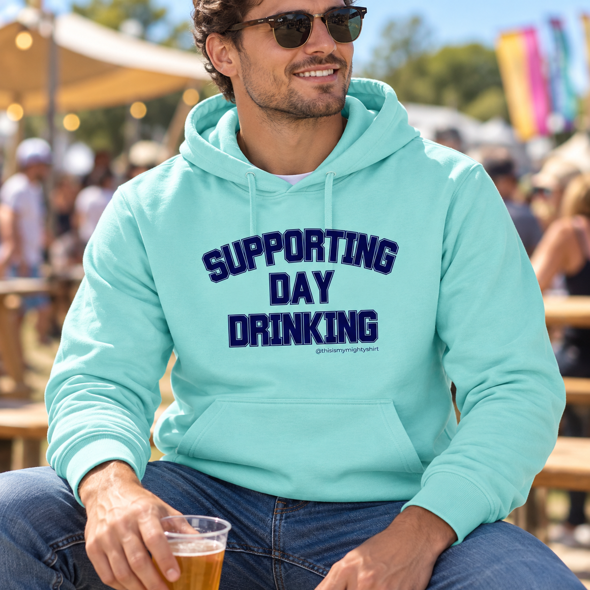 Support Day Drinking Hoodie – Funny Gift for Him or Her