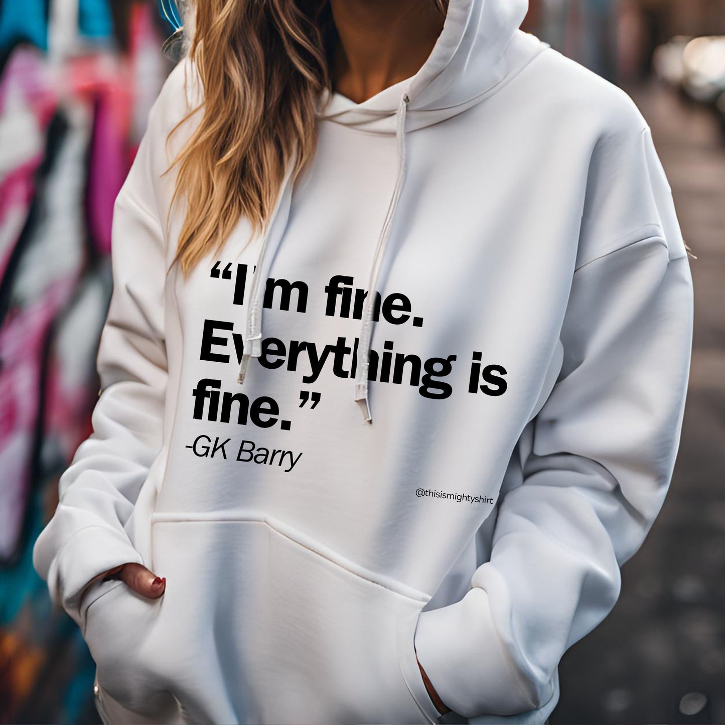 I'm fine. Everything is fine.