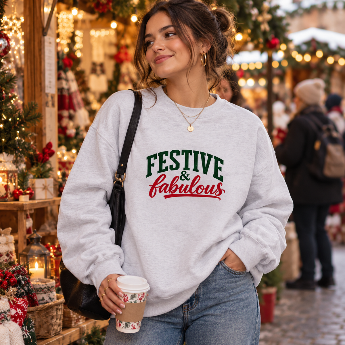 Festive and Fabulous in Ash – festive lifestyle photo