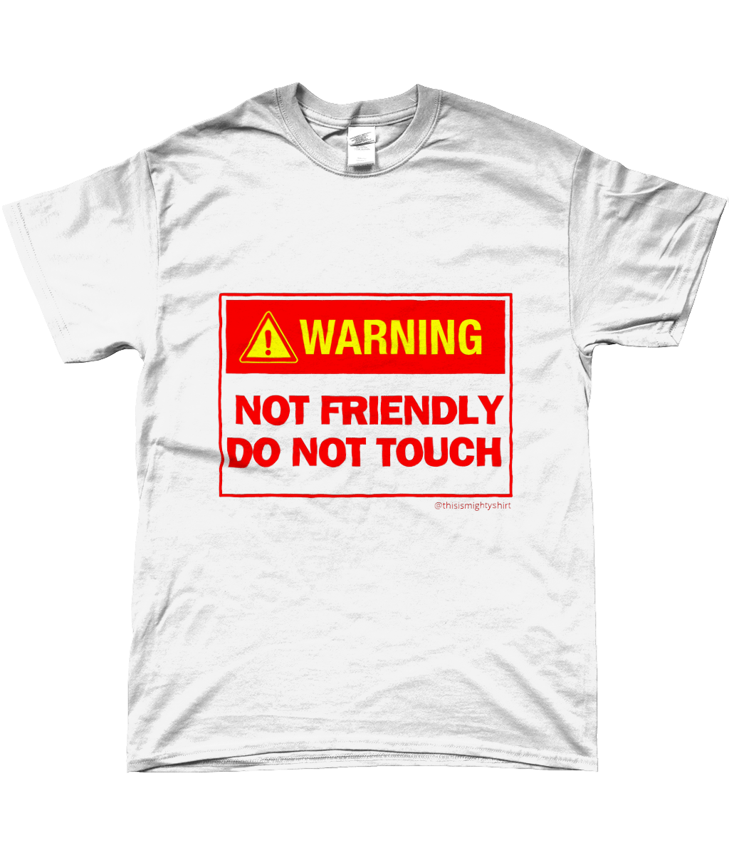 DO NOT TOUCH SoftStyle® Ringspun T-Shirt