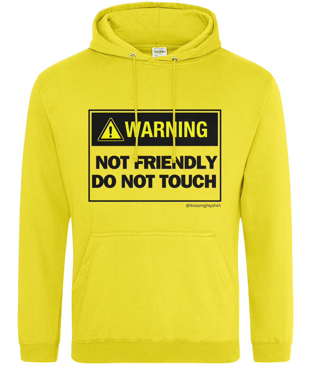 DO NOT TOUCH Unisex College Hoodie