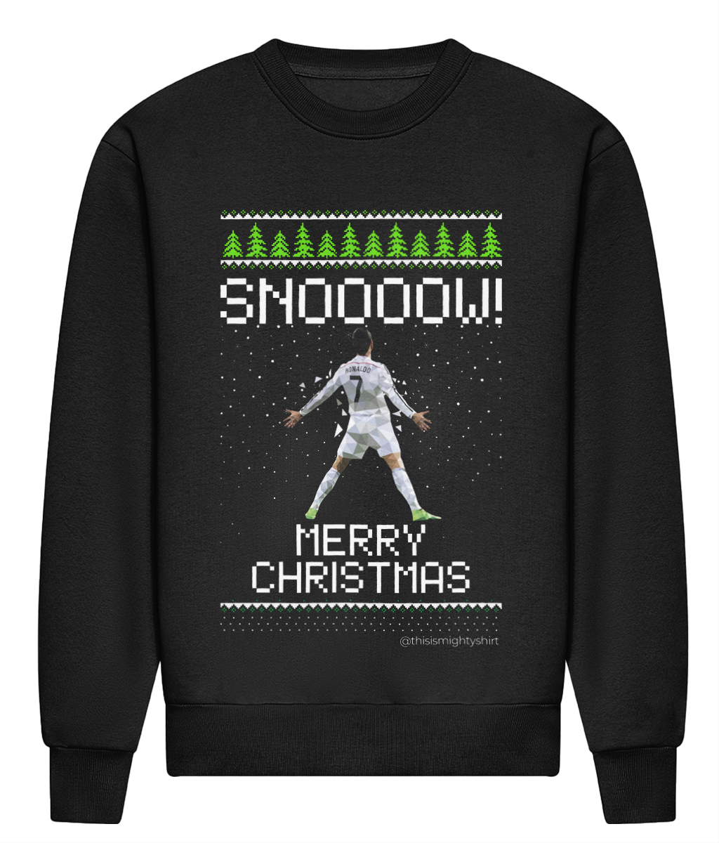 AWDis Heavyweight signature sweatshirt Ronaldo Christmas Jumper