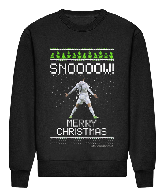 AWDis Heavyweight signature sweatshirt Ronaldo Christmas Jumper