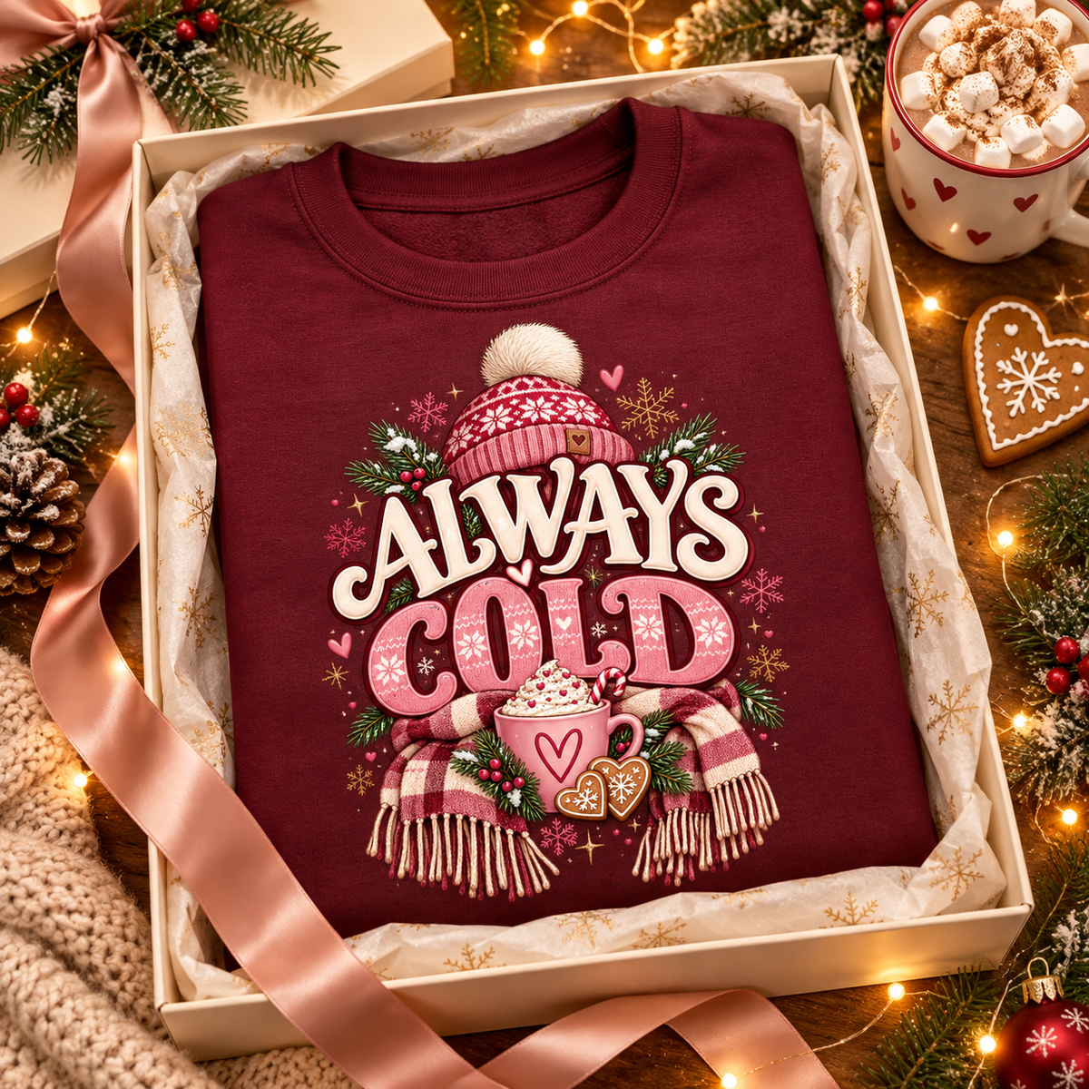 Always Cold LUXE Women's Winter Sweatshirt