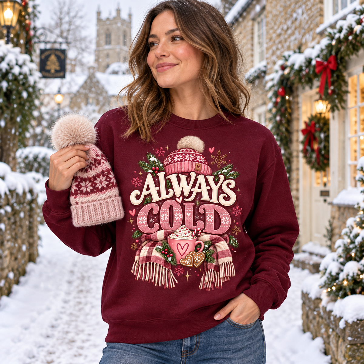Always Cold LUXE Women's Winter Sweatshirt
