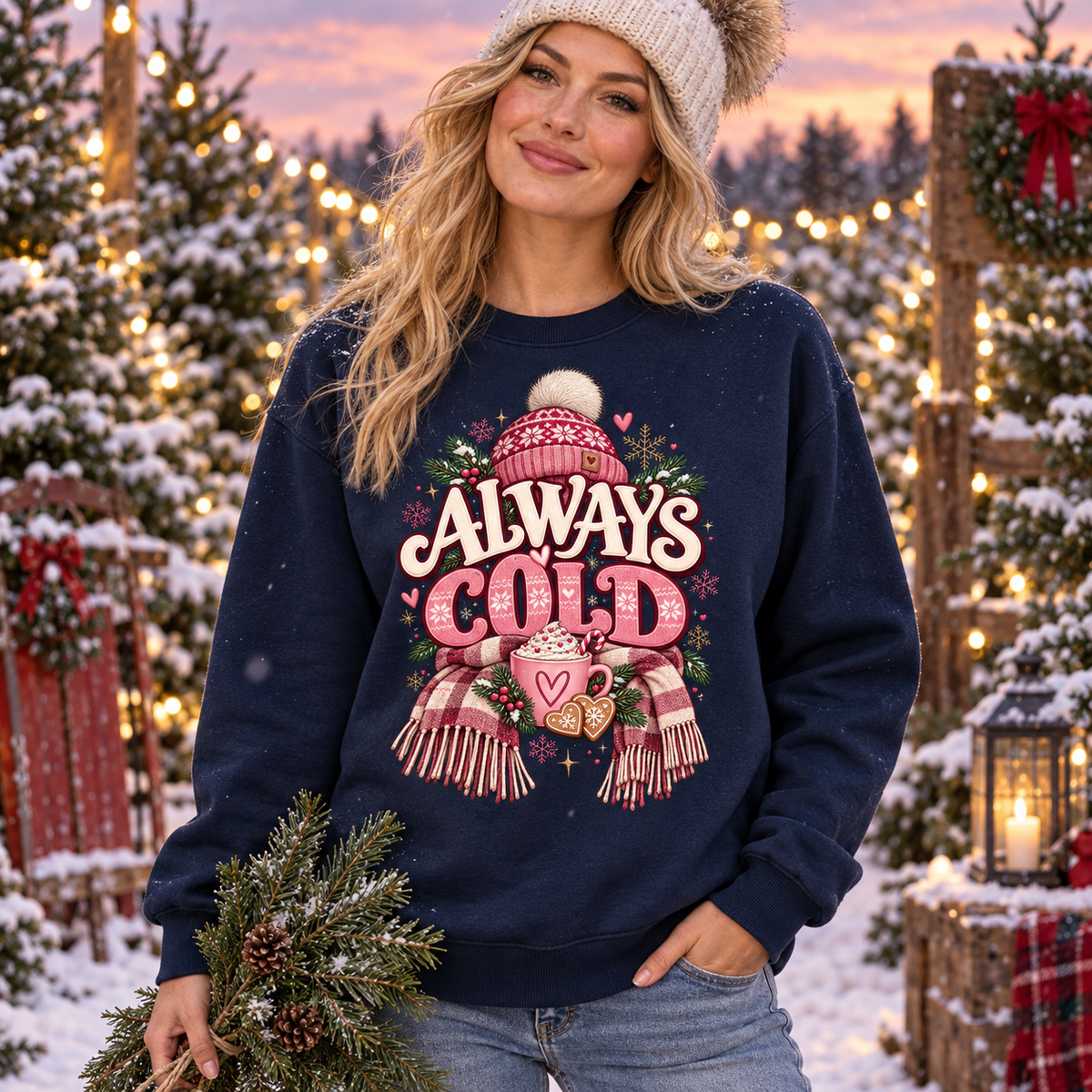 Always Cold LUXE Women's Winter Sweatshirt