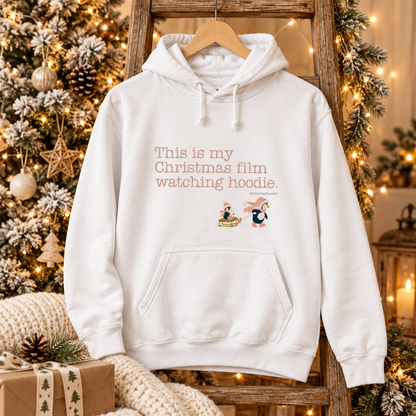 Christmas Film Watching Women’s Hoodie – Cosy Festive Gift