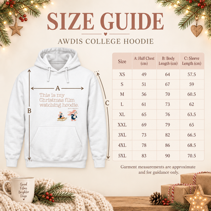 Christmas Film Watching Women’s Hoodie – Cosy Festive Gift