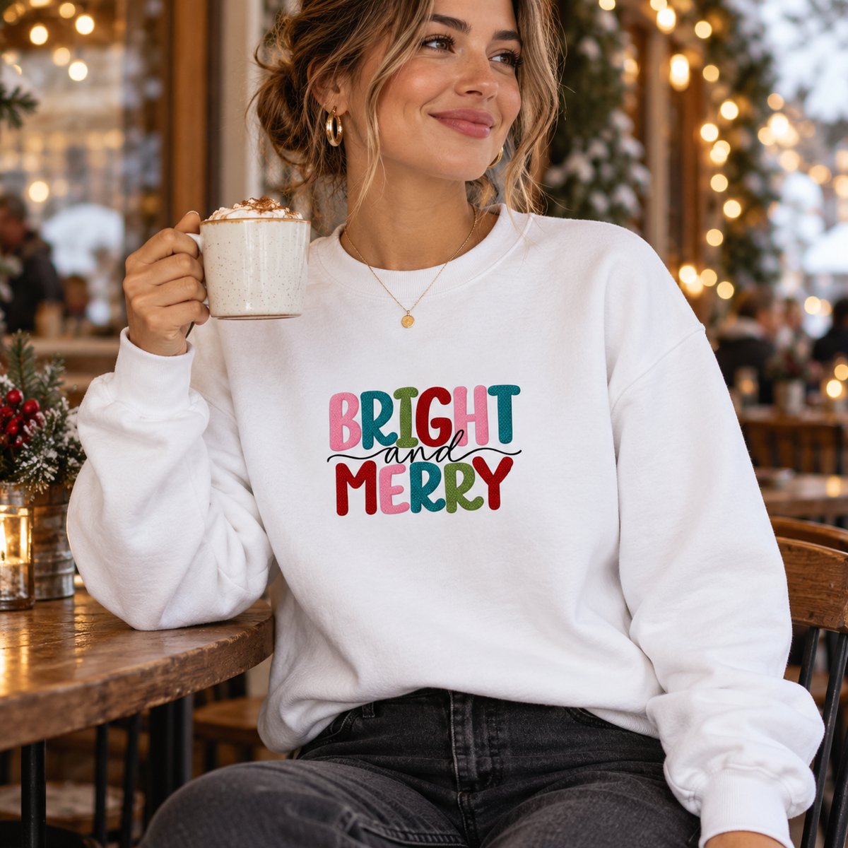 Bright and Merry in Arctic White – festive lifestyle photo