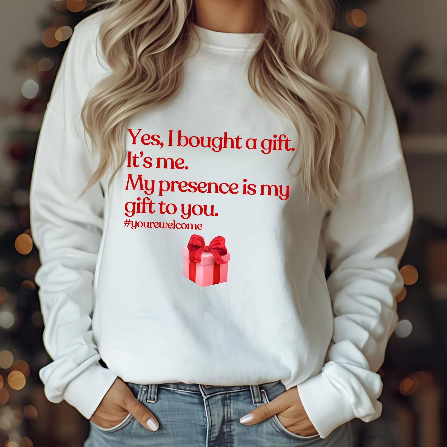Women’s ‘I am the gift’ Sweatshirt