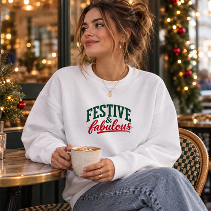 Festive and Fabulous in Arctic White – festive lifestyle photo