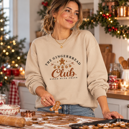 Gingerbread Club in Nude – festive lifestyle photo