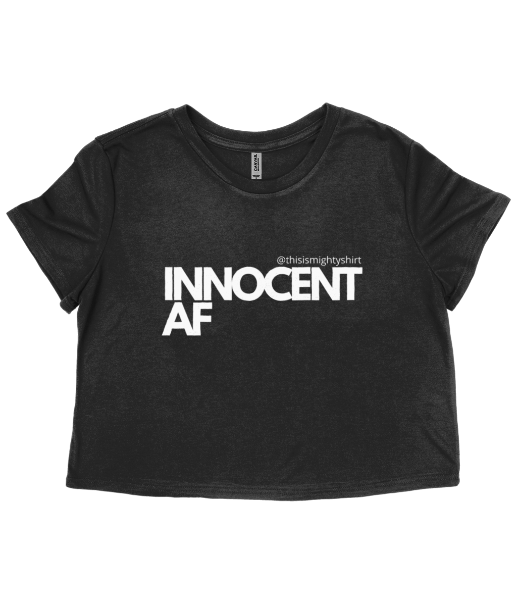 Innnocent AF cropped tee