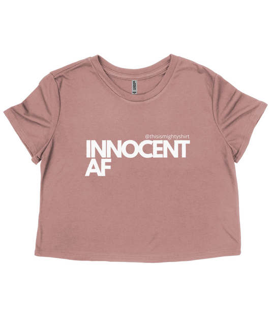 Innnocent AF cropped tee